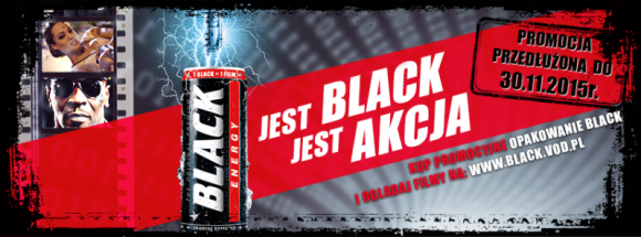 KONIEC Z NUDĄ TEJ JESIENI! Promocja filmowa BLACK ENERGY DRINK przedłużona!