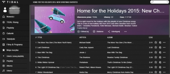 Poczuj muzyczną magię świąt z Play i Tidal