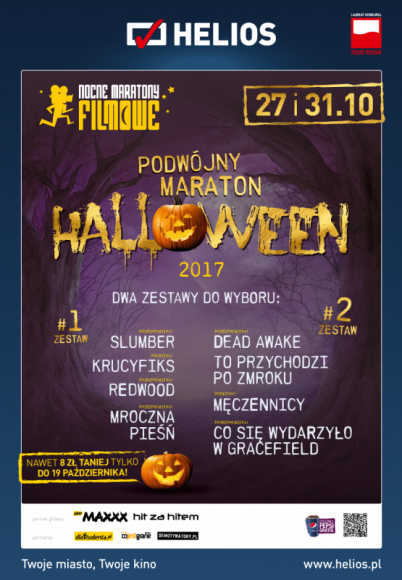 Podwójny Maraton Halloween w kinie Helios w Sukcesji