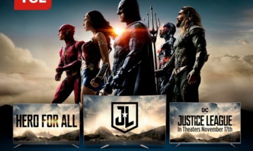 TCL razem z wytwórnią Warner Bros. Pictures promuje film Liga Sprawiedliwości