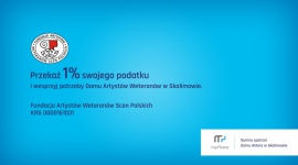 Przekaż 1% podatku i wspieraj artystów ze Skolimowa! LIFESTYLE, Film - Rusza kolejna odsłona kampanii „Bo najważniejszy jest głos. Usłysz Skolimów”. Przekazując 1% podatku na Fundację Artystów Weteranów Scen Polskich (nr KRS 0000161031), można wesprzeć wybitnych artystów, mieszkańców Domu w Skolimowie.