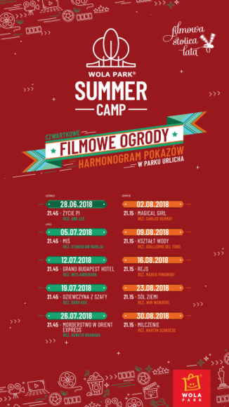 Filmowe Ogrody – Wola Park zaprasza do bezpłatnego kina pod chmurką