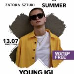 Koncert Young Igi na plaży w Sopocie