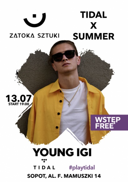 Koncert Young Igi na plaży w Sopocie