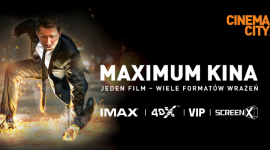 „MAXIMUM KINA. JEDEN FILM – WIELE FORMATÓW WRAŻEŃ” LIFESTYLE, Film - We wtorek 1 października startuje kampania wizerunkowa kin Cinema City pod hasłem „Maximum kina. Jeden film – wiele formatów wrażeń”.