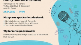 #zostańwdomu ze Sky Tower i weź udział w Vertigo Presents: Charity Live Concert LIFESTYLE, Muzyka - Sky Tower we współpracy z Vertigo Jazz Club, zaprasza na muzyczną ucztę. Koncert odbędzie się w najbliższy piątek, 24 kwietnia. Tym razem będzie on wyjątkowy, bo połączony ze wsparciem dla Fundacji Wrocławskie Hospicjum dla Dzieci. Live-transmisja rozpocznie się o godz. 19:00.